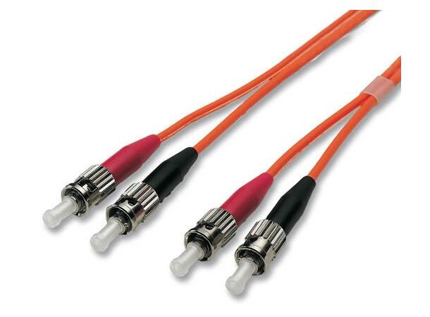 Fiberpatch 62,5/125 ST-ST -  0,5 m LSZH Multimode Duplex OM1 Orange 